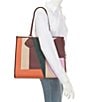 LANCEL Jour De Lancel Patwork Leather Large Tote Bag - Image 4