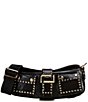 LANCEL Multipocket Leather Studded Shoulder Bag - Image 1