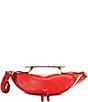 LANCEL Origami de Lancel Small Kiss Red Crossbody Bag, Color:Kiss Red - Image 1