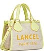 Color:Natural/Lemon/Mango - Image 4 - Summer Small Zip Tote Bag