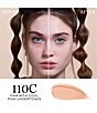 Color:110C - Image 2 - Teint Idole Ultra Wear Care and Glow Foundation
