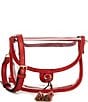 Landry Clear Kennon Crossbody Bag, Color:Red - Image 1