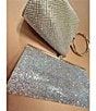 Landry Crystal Mesh Top Handle Clutch, Color:Gold - Image 5