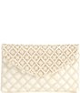 Color:Ivory - Image 1 - Pearl Beaded Envelope Clutch