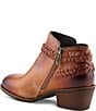 L'ARTISTE Across Leather Hand Painted Embossed Booties - Image 6