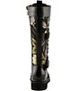 L'ARTISTE Another-Fave Embroidered Leather Tall Combat Boots - Image 3