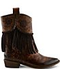 L'ARTISTE Bestfriend Leather Embossed Fringe Western Boots - Image 2