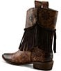 L'ARTISTE Bestfriend Leather Embossed Fringe Western Boots - Image 6