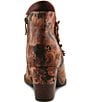 L'ARTISTE Chakakhan Hand Painted Leather Booties - Image 5