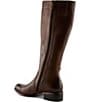 L'ARTISTE Dimond Leather Leopard Print Tall Boots - Image 4
