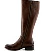 L'ARTISTE Dimond Leather Leopard Print Tall Boots - Image 5