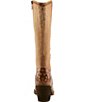 L'ARTISTE Empress Floral Printed Tall Leather Riding Boots - Image 3