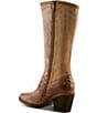 L'ARTISTE Empress Floral Printed Tall Leather Riding Boots - Image 4