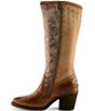 L'ARTISTE Empress Floral Printed Tall Leather Riding Boots - Image 5