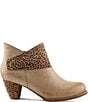 L'Artiste Herekitty Leopard Print Leather Booties - Image 2