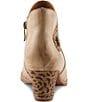 L'Artiste Herekitty Leopard Print Leather Booties - Image 3