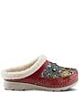 L'ARTISTE Honestela Embossed Leather Sherpa Lined Clogs - Image 3