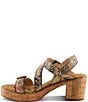 L'ARTISTE Jess Floral Embossed Leather Platform Block Heel Sandals - Image 5