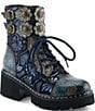 L'ARTISTE Limitless Hand Painted Leather Booties - Image 1