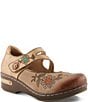 L'ARTISTE Mamataish Perforated Leather Mary Jane Clogs - Image 1