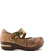L'ARTISTE Mamataish Perforated Leather Mary Jane Clogs - Image 4