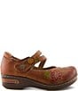 L'ARTISTE Mamataish Perforated Leather Mary Jane Clogs - Image 5