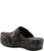 L'ARTISTE Olympe Studded Mix Leather Platform Wedge Clogs - Image 4
