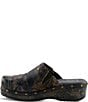 L'ARTISTE Olympe Studded Mix Leather Platform Wedge Clogs - Image 5