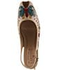 L'ARTISTE Streetpeep Hand-Painted Laser Cut Leather Peep Toe Slingback Pumps - Image 6