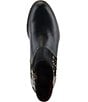 L'ARTISTE Tiamia Leather Combo Studded Ankle Boots - Image 6