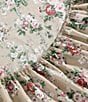 Laura Ashley 200-Thread Count Ashfield Floral Printed Pattern Cotton Percale Sheet Set, Color:Beige - Image 7