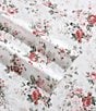 Laura Ashley 200-Thread Count Ashfield Floral Printed Pattern Cotton Percale Sheet Set, Color:Pink - Image 5