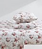 Laura Ashley 200-Thread Count Ashfield Floral Printed Pattern Cotton Percale Sheet Set, Color:Pink - Image 3