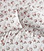 Laura Ashley 200-Thread Count Ashfield Floral Printed Pattern Cotton Percale Sheet Set, Color:Pink - Image 4