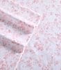 Color:Pale Pink - Image 3 - 300-Thread Count Bella Floral Pale Pink Cotton Sateen Sheet Set