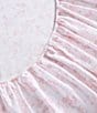 Color:Pale Pink - Image 4 - 300-Thread Count Bella Floral Pale Pink Cotton Sateen Sheet Set