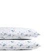 Laura Ashley 300-Thread Count Garden Muse Sheet Set, Color:Blue Cashmere/White - Image 3