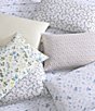 Laura Ashley 300-Thread Count Garden Muse Sheet Set, Color:Blue Cashmere/White - Image 10