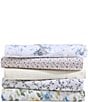 Laura Ashley 300-Thread Count Garden Muse Sheet Set, Color:Blue Cashmere/White - Image 12