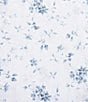 Laura Ashley 300-Thread Count Garden Muse Sheet Set, Color:Blue Cashmere/White - Image 6