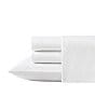 Color:White - Image 2 - 400-Thread Count White Cotton Percale Solid Sheet Set