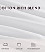 Laura Ashley 800-Thread Count Solid Sateen Sheet Set, Color:White - Image 8
