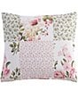 Color:Pink Rose - Image 5 - Ailyn Patchwork Floral Comforter and Pillow Set