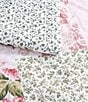 Laura Ashley Ailyn Patchwork Floral Comforter and Pillow Set, Color:Pink Rose - Image 10