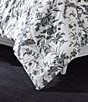 Color:Black/White - Image 4 - Amberley Floral Toile Comforter Bonus Set
