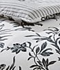 Color:Black/White - Image 5 - Amberley Floral Toile Comforter Bonus Set