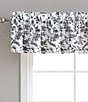 Color:Black/White - Image 2 - Amberley Floral Toile Window Valance