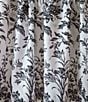 Color:Black/White - Image 3 - Amberley Floral Toile Window Valance
