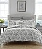 Color:Shadow Grey - Image 1 - Annalise 6-Piece Floral Comforter Set