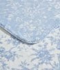 Laura Ashley Bedford Floral Printed Plush Reversible Throw Blanket - Image 3